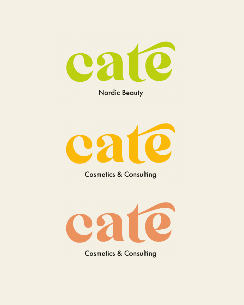 Cate Nordic Beauty logosuunnittelu
