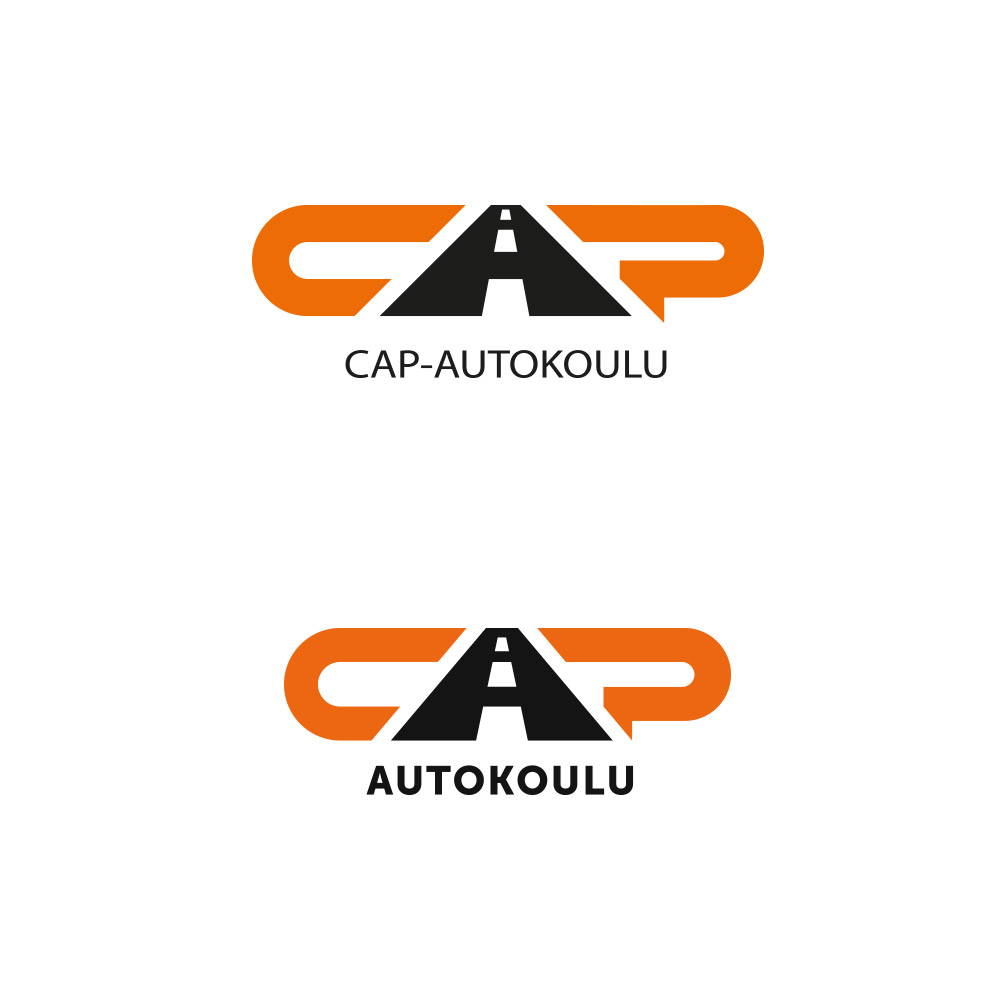 Cap Autokoulu tunnus ennen ja jälkeen
